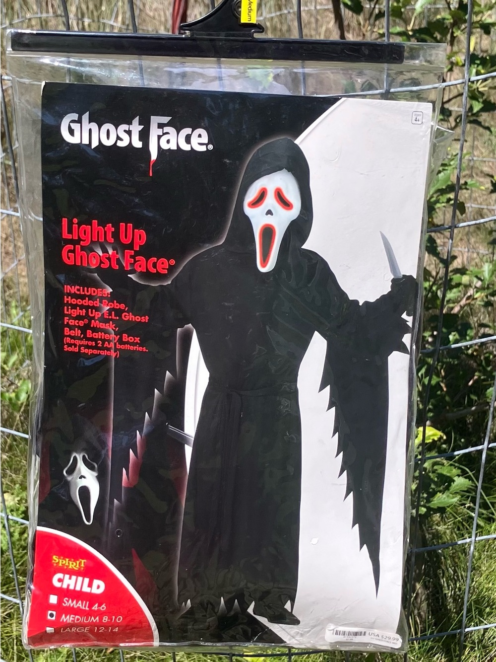 Ghost Face Kids Costume